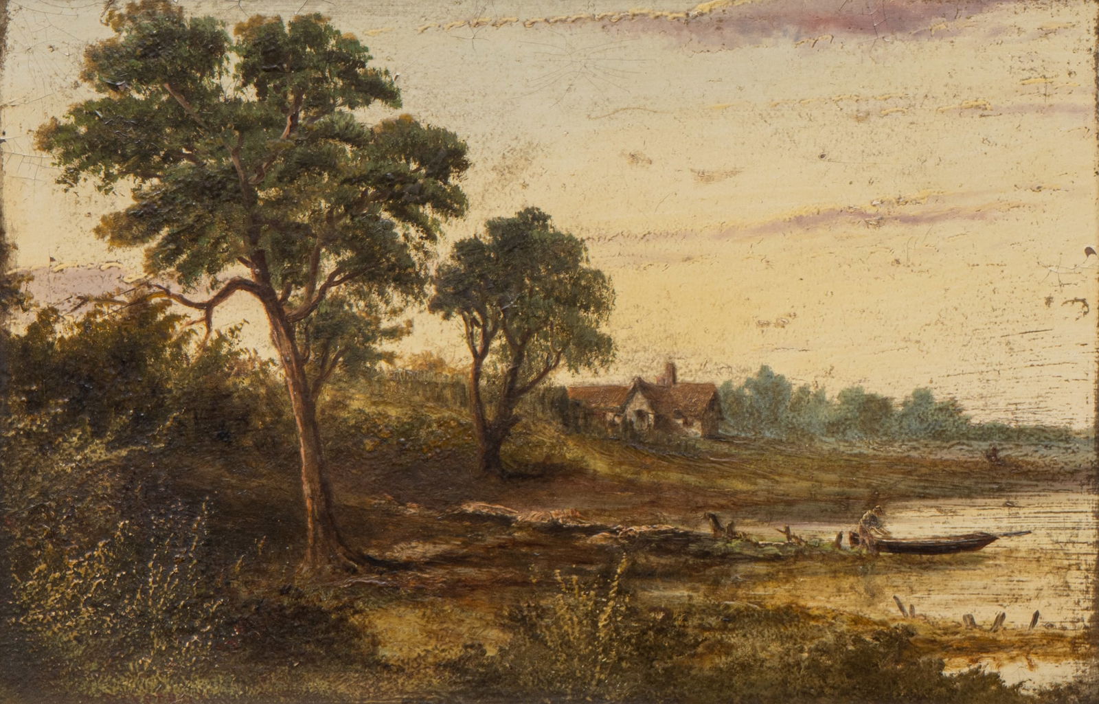 Antique Landscape Painting (1 of 4)