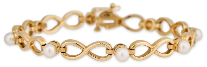 14K Pearl Bracelet