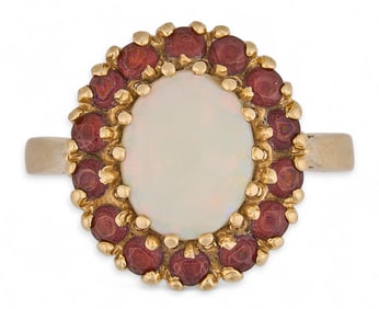 14K Ruby & Opal Ring