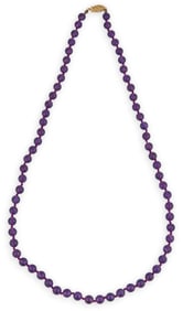 14K Amethyst Necklace