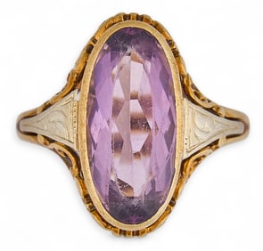 14K Amethyst Ring