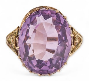 14K Amethyst Ring