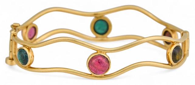 18K Gemstone Bracelet
