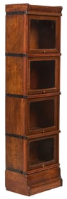 Narrow (4) Tier Stacking Bookcase