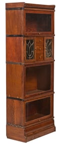 4 Tier Stacking Bookcase