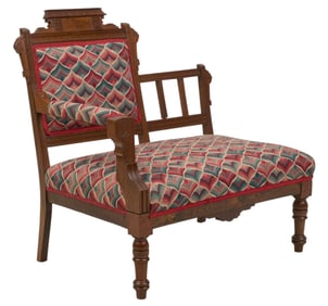 Eastlake Asymmetrical Settee