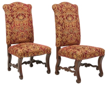 Pair of Upholstered Dining Chairs