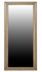 Rectangular Wall Mirror with Fluted Frame