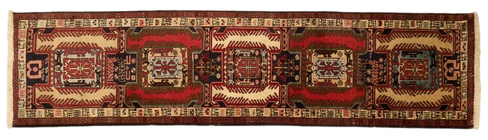 Handwoven Runner Rug, 9 ft. 10 in. x 2 ft. 5 in.