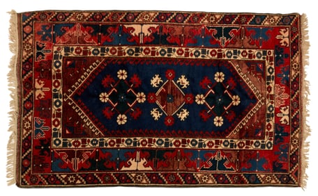 Handwoven Rug, 6 ft. 7 in. x 3 ft. 10 in.