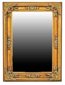 Ornate Gold Tone Framed Mirror