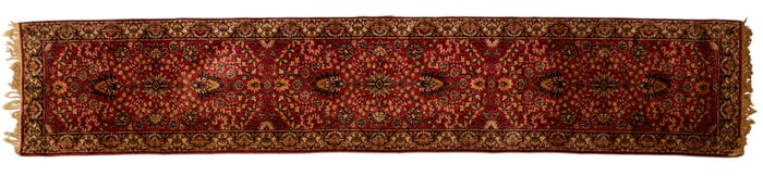 Handwoven Rug Runner, 12 ft. 6 in. x 2 ft. 4 in.