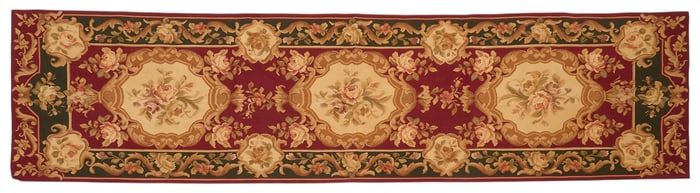 Needlepoint Rug Runner, 10 ft. 2 in. x 2 ft. 6 in.