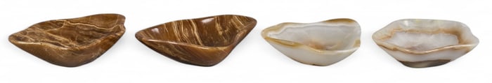 (4) Small Onyx Bowls