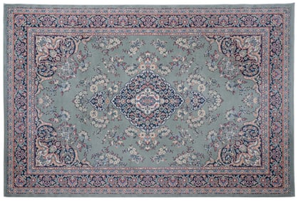 Large Blue Area Rug, 9 ft. 4 in. x 6 ft. 3 in.