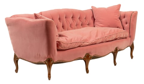 Pink Victorian Sofa