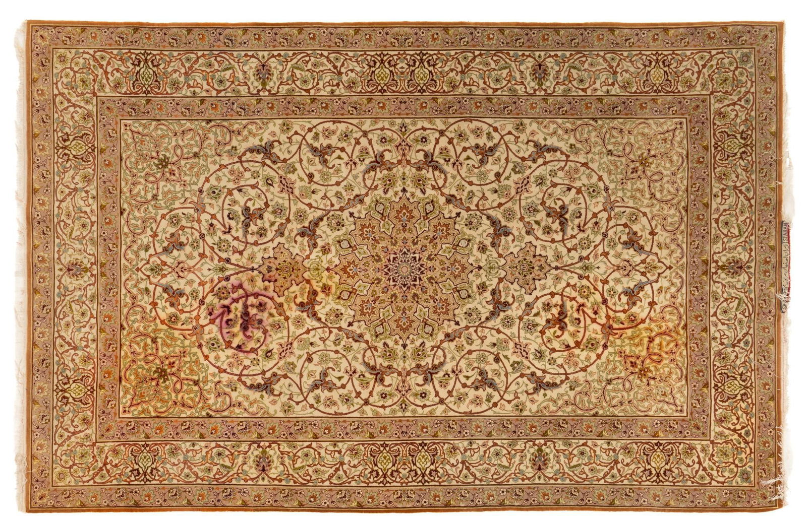 Handwoven Kashan Style Estate Rug, 7 ft. 9 in. x 4 ft. 11 in. (1 of 2)