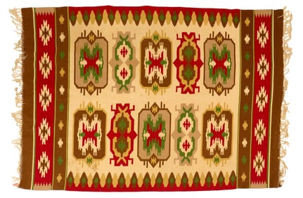Handwoven Estate Rug, 6 ft. 4 in. x 4 ft. 5 in.