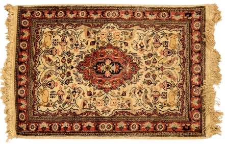 Handwoven Estate Rug, 3 ft. 6 in. x 2 ft. 2 in.