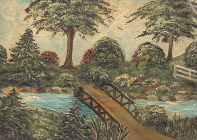 Signed Carda, Folk Painting