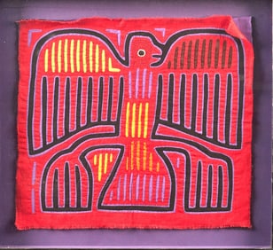 Framed Mola Textile
