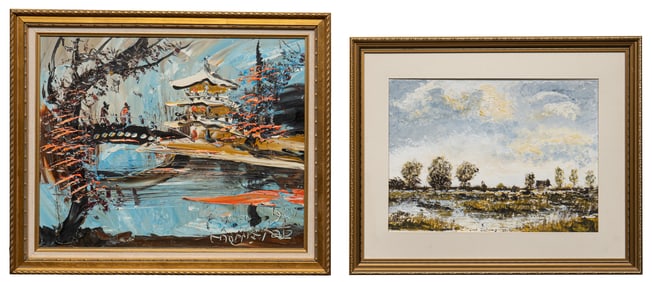 (2) Decorative Paintings