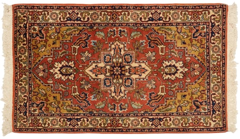 Handwoven Turkish Rug, 4 ft. 11 in. x 3 ft.