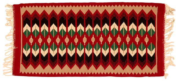 Handwoven Estate Rug, 4 ft. 5 in. x 2 ft. 2 in.