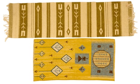 (2) Handwoven Rugs