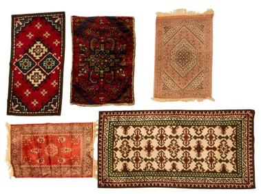 (5) Handwoven Rugs