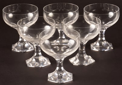 (6) Rosenthal Ice Cream Glasses