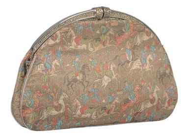 Judith Leiber Cloth Clutch w/ Jewels