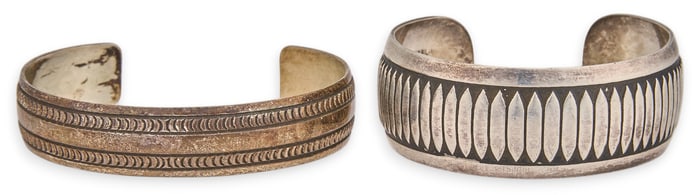 (2) Sterling Silver Cuffs