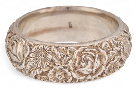 Sterling Silver Repousse Bracelet