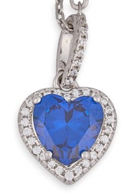 Sterling Silver Heart Pendant & Chain