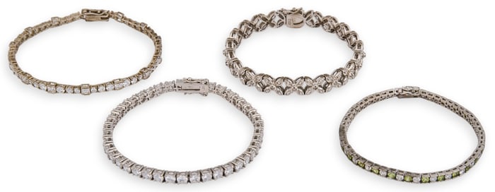 (4) Sterling Silver Bracelets