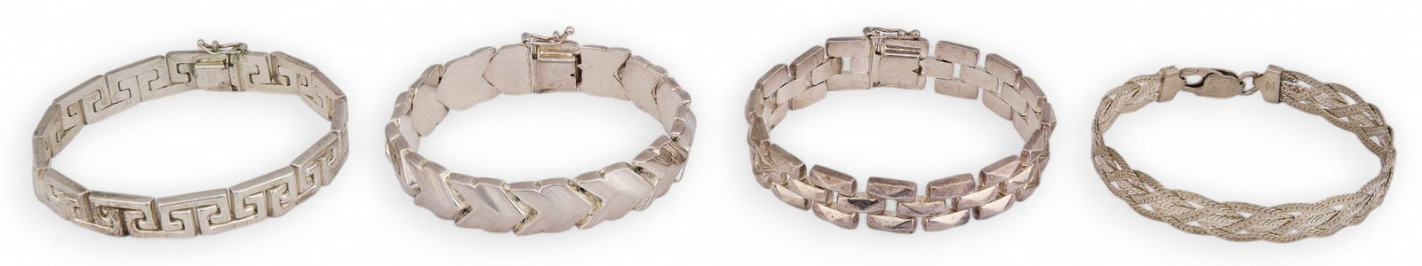 (4) Sterling Silver Bracelets (1 of 9)