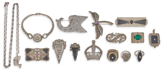 (15) Pieces of Victorian Filigree Jewelry
