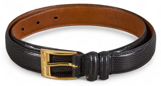 Ralph Lauren, Black Leather Belt