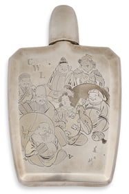 0.950 Silver Liquor Flask