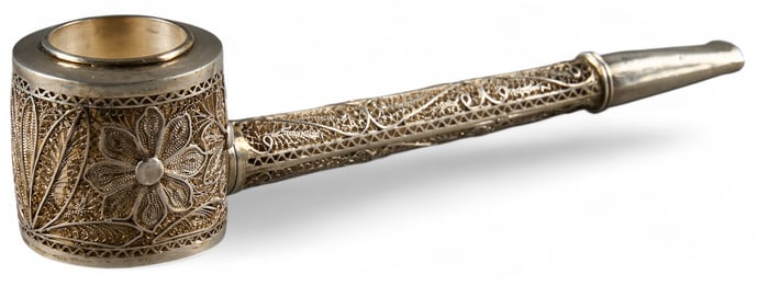 Silver Filigree Pipe