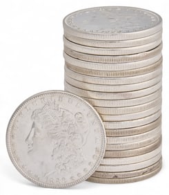(22)  Morgan Silver Dollars