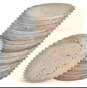 (20) Silver Peace Dollars