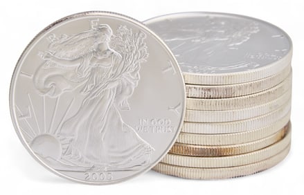 (10) American Silver Eagle Coins