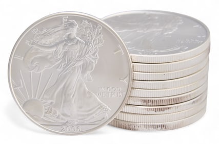 (10) American Silver Eagle Coins