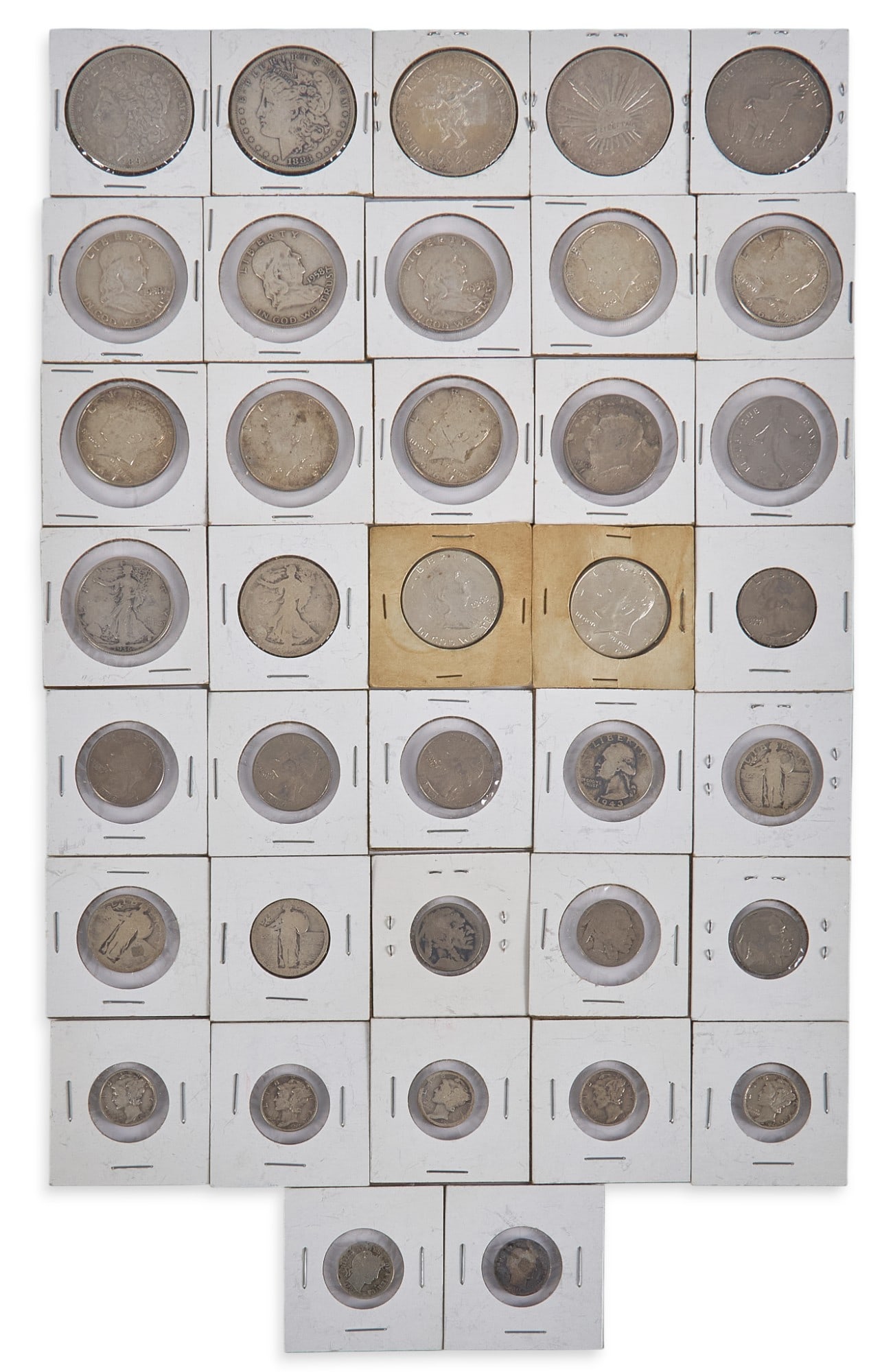 Collection of (37) Silver Coins (1 of 3)