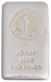 10 ozt .999 Silver Bar
