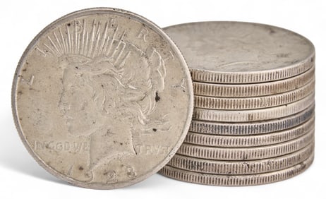 (10) Silver Peace Dollars