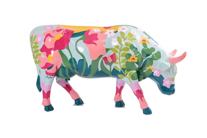 CowParade | Blooming Melodies COW-mmunity Painting