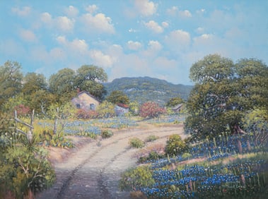 Loveta Strickland, Bluebonnet Landscape